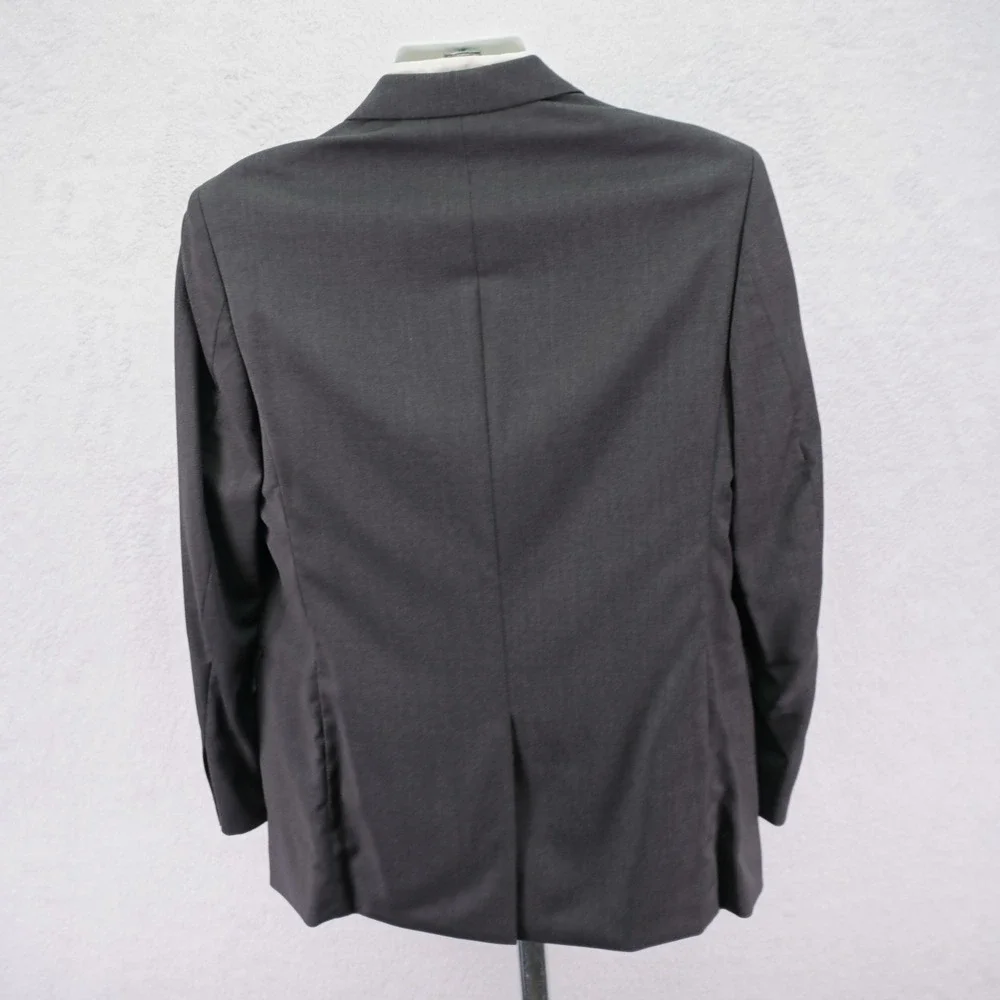 Banana Republic Wool Blazer Gray 38R / Slim 40R Lanificio Filli Cerruti Modern F
